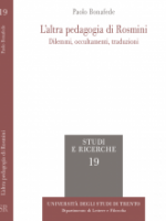 L’altra pedagogia di Rosmini. Dilemmi, occultamenti, traduzioni